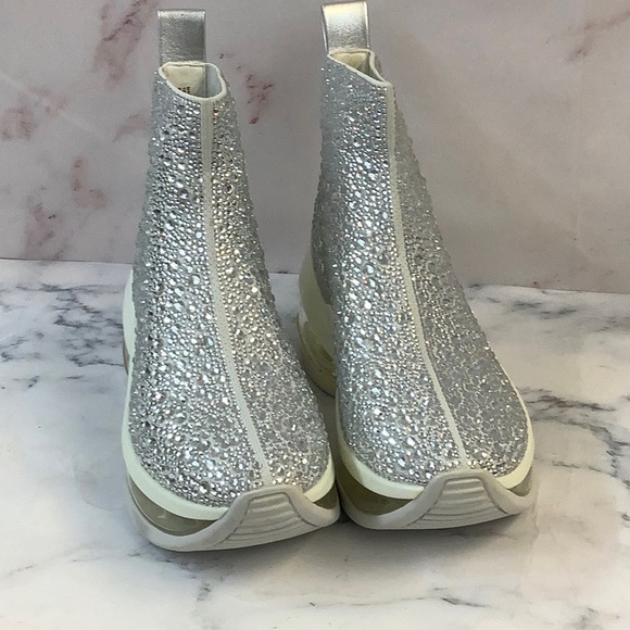 Michael Kors Bootie Flashy Silver - Picture 2 of 6